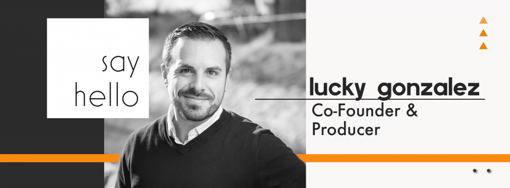 Blog header with Lucky Gonzalez