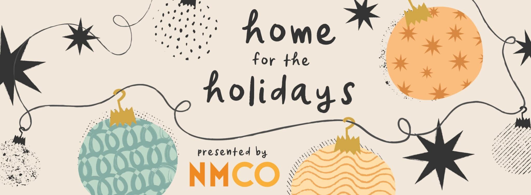 Home For The Holidays blog header